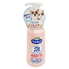 LION 獅王 Pet Clean 低刺激泡泡洗 清潔潤絲精EX 幼犬貓用, 230ml, 1瓶