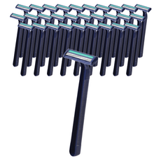 CETONIC 一次性刮鬍刀 藍色, 100個, 1入