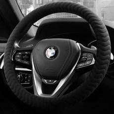 Benauto 汽車軟圈超細纖維方向盤套, 曜石黑