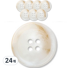 Button King 東大門鈕扣王 高級霧面大衣開襟衫鈕扣 18mm, Jobs WT, 24個