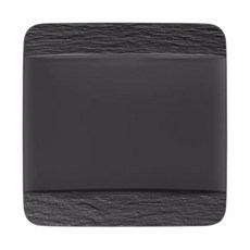 Villeroy&Boch Manufacture Rock 方形平盤, 1個, 單一顏色