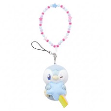 TAKARA TOMY A.R.T.S pokepeace絨毛掛鍊-波加曼, 1入, 藍色