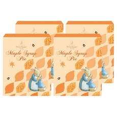 PETER RABBIT 比得兔 楓葉派 口感輕盈多層次 薄脆爽口千層酥皮點心 楓糖口味 葉子造型, 145g, 4盒
