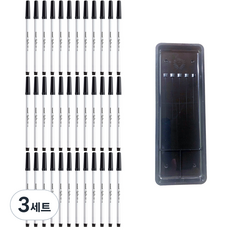 monAmi SP 351 簽字筆 36入 + 票務筆盤 C型套組, 黑色(簽字筆), 黑色(筆盤), 3套