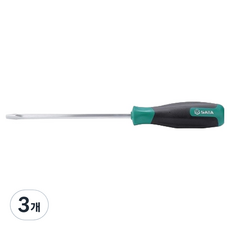 SATA 標準一字型螺絲起子 6 x 100 mm 61603, 3個