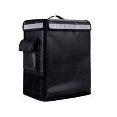Winnerless Hard Frame Delivery Bag Backpack Type Kickboard Bike Delivery Bag, 黑色