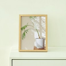 코멧 홈 베이직 프레임 인테리어 액자, 내추럴, 1개