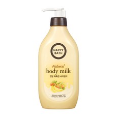 해피바스 정말 촉촉한 바디밀크로션, 1개, 450ml