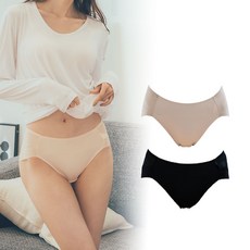 女款安全衛生內褲 3入組, 黑色、米色、摩卡