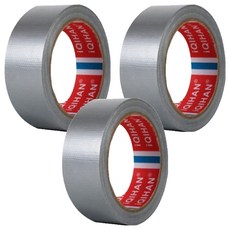 다다 고점도 강력 면 테이프 40mm x 50m, 은색, 3개