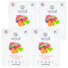 NZ Natural PET FOOD WOOF 全齡犬 狗狗冷凍乾燥生食餐, 鹿肉, 50g, 4包