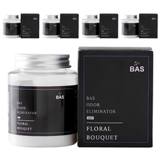 Bas 迷你Plus車用除臭劑 花束香, 160g, 5個