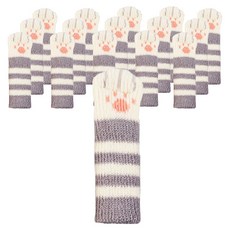 蘋果森林可愛貓咪餐桌椅爪套椅子襪子, 16入