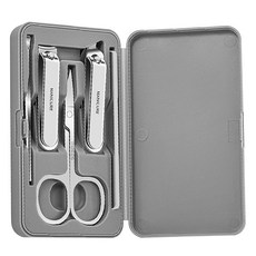 泰坦美容剪刀指甲剪套組, 高級灰色, 1套