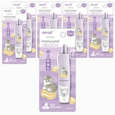 oval 歐文 mofusand 按鍵式修正帶 QSR-506, 6個, 馬卡龍貓