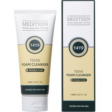 MEDITEEN 1419淨痘洗顏慕斯, 1條, 150ml