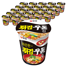 튀김우동 컵면, 62g, 24개