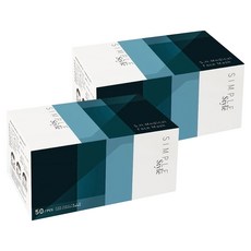 SH 上好生醫 醫療防護口罩 成人平面, 簡約灰藍, 50片, 2盒