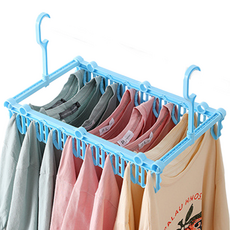 mouriuijip 內衣襪子夾曬衣架, 藍色