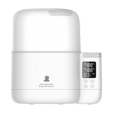 Snow Bear 小白熊 智能拍拍雙瓶溫奶器 HL-0888II, 白色, 1個