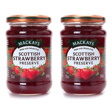 맥케이 딸기잼 위드 샴페인, 340g, 2개