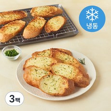 프레시오늘 수제 저당 양파 마늘빵 (냉동), 15g, 20개입, 3개