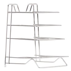 Stenfactory Signature 304不鏽鋼平底鍋整理架, 3層, 1個