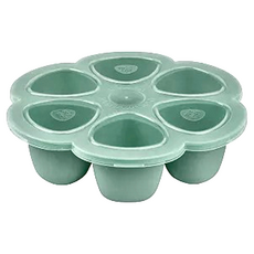 BEABA 矽膠分格儲存盒 (6x90ml)-鼠尾草綠 #91400, 540ml, 1個