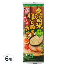 이츠키 쿠르메 호토메키라멘 수입봉지라면 123g, 6개