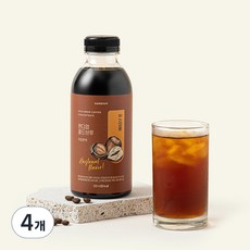 핸디엄 콜드브루 커피원액 헤이즐넛향, 500ml, 4개