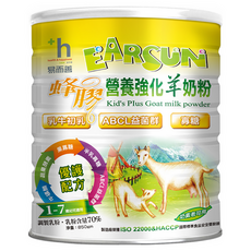 易而善 蜂膠營養強化羊奶粉 含ABCL益菌群 DHA+AA與牛磺酸 1-7歲適用, 850g, 1罐