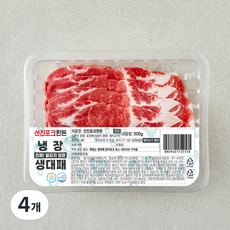선진포크한돈 뼈없는 생대패 돈마호크 로스 샤브샤브 구이 (냉장), 4개, 300g