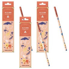 SIMBALION 雄獅 NO.1174-HB 三角塗頭鉛筆, 金陽秋日, 3盒