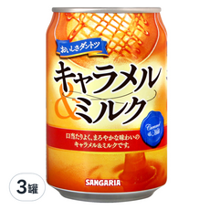 SANGARIA 焦糖牛奶風味飲料, 3罐, 264ml