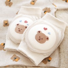 dot to dot 嬰兒刺繡圖案護膝, 2入, Bear