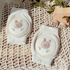 dot to dot 嬰兒刺繡圖案護膝, 2入, Rabbit