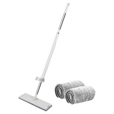 Serentic 免手洗清潔拖把 大型面板 + 拖布2入組 混合色, 1套