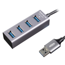 INTOPIC 廣鼎 USB3.1 高速集線器 4 Port, 傳輸線長 100cm, HB-560, 1個