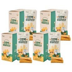 퍼기 티딩러스크 치발과자, 단호박맛, 120g, 4개