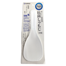 NAKAYA 日本抗菌飯勺塑膠飯勺 6支, 白色, 1組