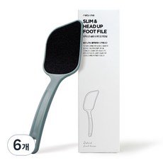 relaxme 纖細抬頭足部搓板, 1入, 6個, 綠色