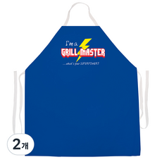애티튜드에이프런즈 그릴 마스터 수퍼파워 에이프런, 혼합 색상, 2개