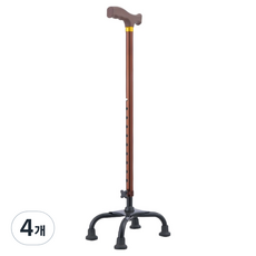 난리시스터즈 가벼운 어르신 선물 지팡이 TYPE 14, 4개