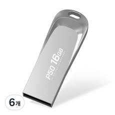PLEIGO USB 메모리 P50, 16GB, 6개