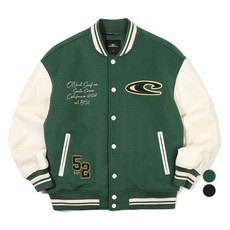 O'NEILL 男女通用 Pelton Uni 鋪棉棒球寬鬆版夾克 OUJUM4157