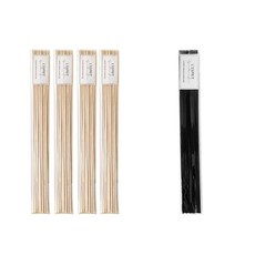 아제르퍼시픽 레스쁘리 디퓨저 우드스틱 40p + 디퓨저 스틱 10p, 우드 + 블랙, 1세트