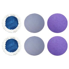 TSL 新潮流 清潔機專用布盤6件組 魔潔布 2個 + 拋光布 2個 + 百潔布 2個, 1組, 單一商品