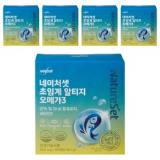 네이처셋 초임계 알티지 오메가3, 60정, 5개