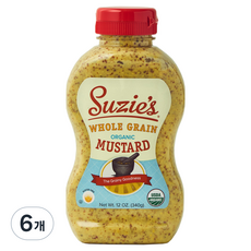Suzie's 全穀芥末醬, 340g, 6個