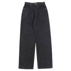 여성용 인생 데님 세미와이드 빅사이즈 청바지 숏